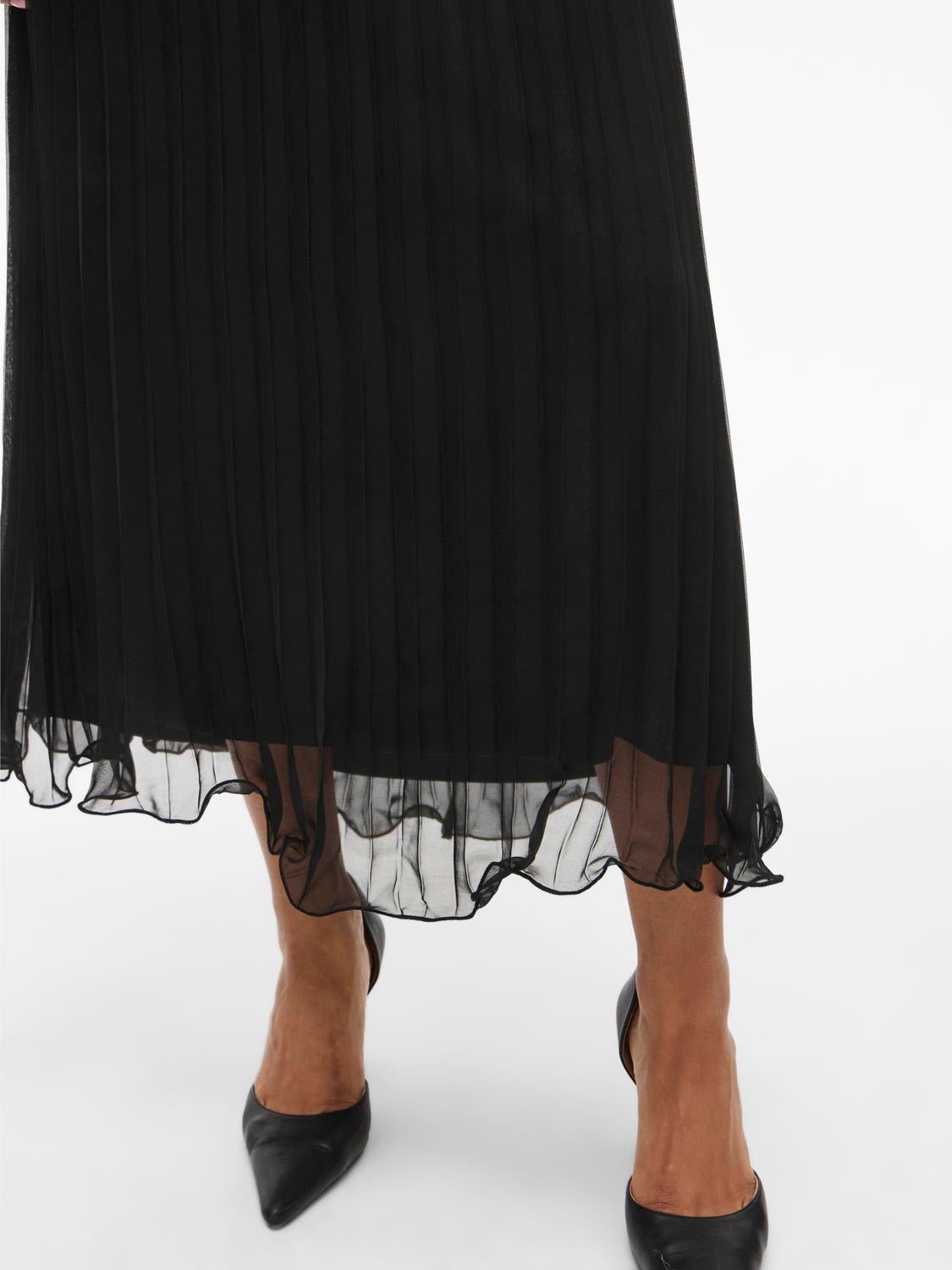 VICALLA Long Skirt - Black - VERO MODA & VILA Bergvik